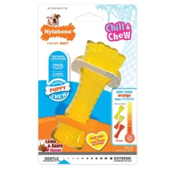 Nylabone Puppy Chill and Chew Bone Lamb and Apple
