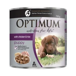 Optimum Puppy Chicken & Rice Wet Can