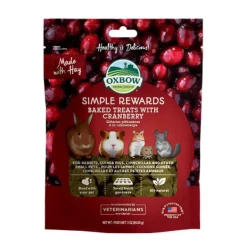 Oxbow Simple Rewards Baked Treats with Cranberry 85g