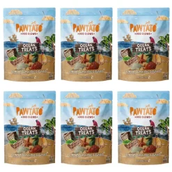 Pawtato Dog Chews Ocean Treats Medium 140g x 6 BULK BUY