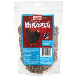 Peters Dried Mealworms for Poultry & Birds 100g