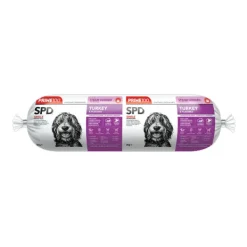 PRIME 100 Dog Roll SPD Turkey & Flaxseed 2kg - CLICK & COLLECT ONLY