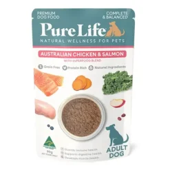 Pure Life Chicken & Salmon Adult Dog Pouch