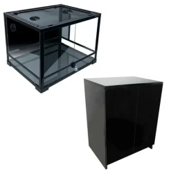 Reptile One RTF 600H Glass Terrarium + ROC 600 Cabinet COMBO - CLICK & COLLECT ONLY