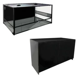 Reptile One RTF 1200HT Glass Terrarium + ROC 1245 Cabinet COMBO - CLICK & COLLECT ONLY