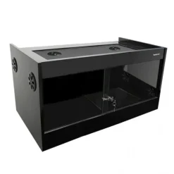 Reptile One S2M 900 Melamine Vivarium 90x45x45cm Black - CLICK & COLLECT ONLY