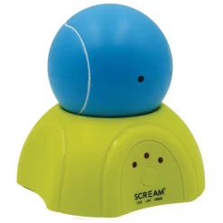 Scream 360° Laser Light Ball with Stand Cat and Dog Toy Loud Green & Blue 9cm