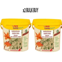 Sera Goldy Nature Goldfish Flakes 2kg / 10L x2 BULK BUY