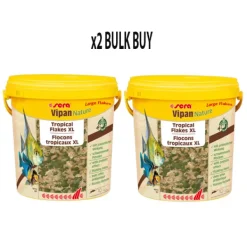 Sera Vipan Nature Tropical Fish Flakes Large 2kg x2 BULK BUY
