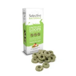 Supreme Selective Naturals Orchard Loops Rabbit Treat with Timothy Hay and Apple 80g