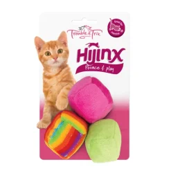Trouble & Trix Hijinx Balls 3 Pack Cat Toy
