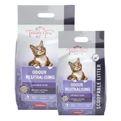 Trouble & Trix Odour Neutralising Lavender Clumping Scoopable Cat Litter