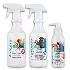 Vetafarm Bird Parasite Prevention Pack - Wormout Gel 100ml + Mite & Lice Liquidator 500ml + Avicare Disinfectant 500ml