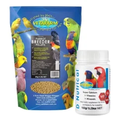 Vetafarm Breeder Diet Pellets 2kg + D Nutrical 150g COMBO