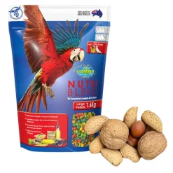 Vetafarm Nutriblend Large Pellets 1.6kg + Premium Nuts in Shells 500g COMBO