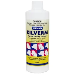 Vetsense Kilverm Pig & Poultry Wormer 500ml