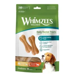 Whimzees Ricebone 9 Pack