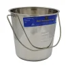 ZEEZ Stainless Steel Round Bucket Pail 15.2L