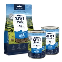 Ziwi Peak Air Dried Lamb for Dogs 1kg + 2x Wet Can Lamb 390g COMBO